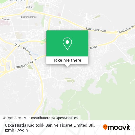Uzka Hurda Kağıtçılık San. ve Ticaret Limited Şti. map