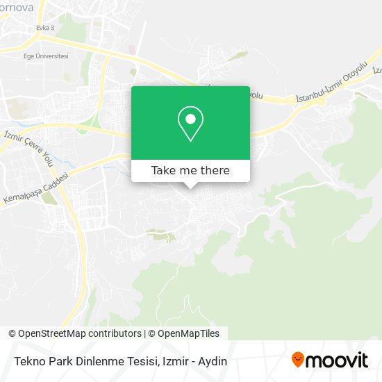 Tekno Park Dinlenme Tesisi map