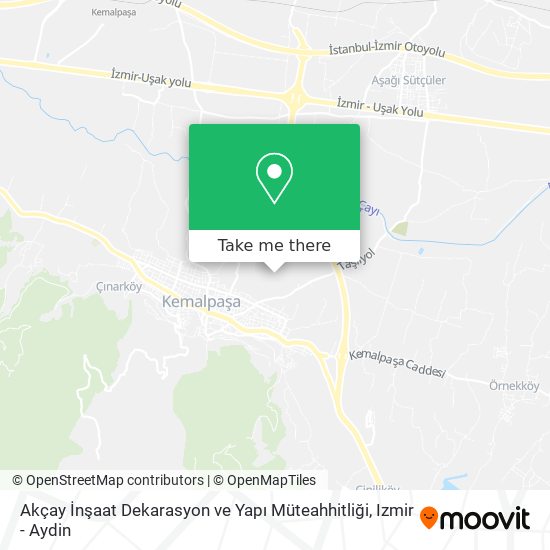 Akçay İnşaat Dekarasyon ve Yapı Müteahhitliği map