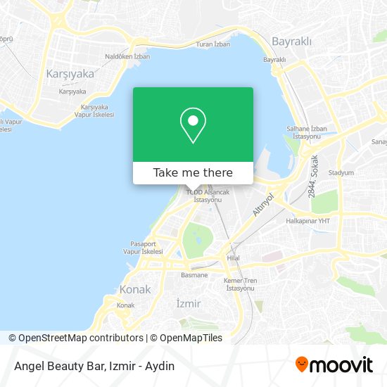 Angel Beauty Bar map