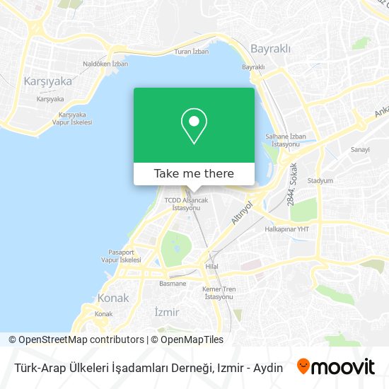 Türk-Arap Ülkeleri İşadamları Derneği map