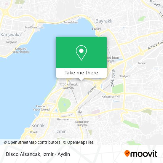 Disco Alsancak map