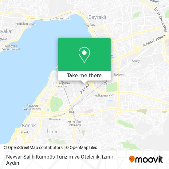 Nevvar Salih Kampüs Turizim ve Otelcilik map