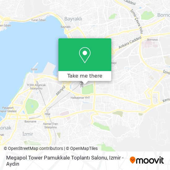 Megapol Tower Pamukkale Toplantı Salonu map