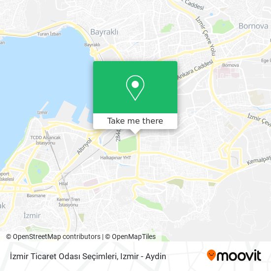 İzmir Ticaret Odası Seçimleri map