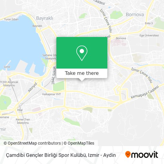 Çamdibi Gençler Birliği Spor Kulübü map