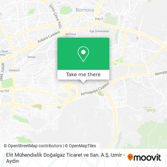 Elit Mühendislik Doğalgaz Ticaret ve San. A.Ş map