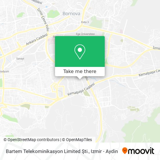 Bartem Telekominikasyon Limited Şti. map