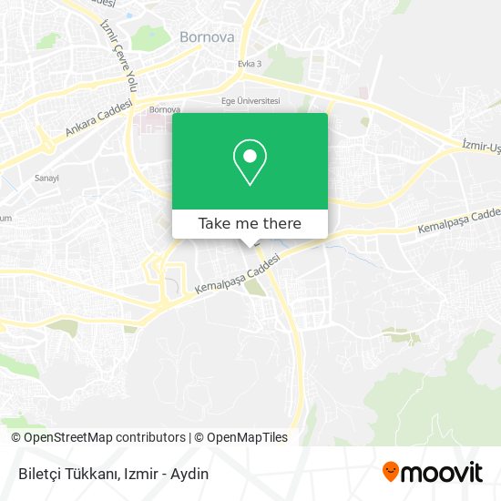 Biletçi Tükkanı map