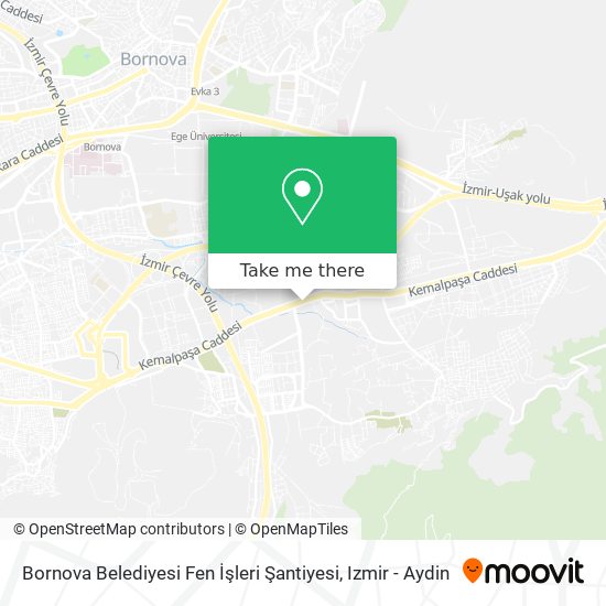 Bornova Belediyesi Fen İşleri Şantiyesi map