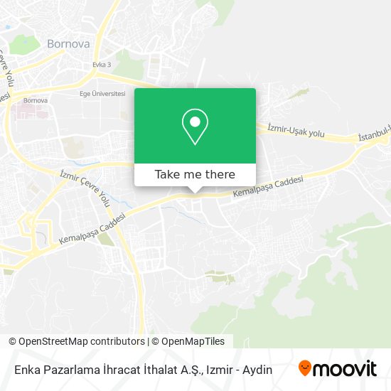 Enka Pazarlama İhracat İthalat A.Ş. map