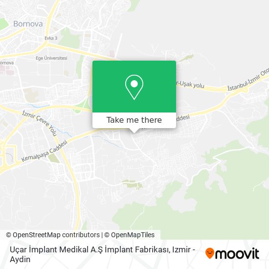 Uçar İmplant Medikal A.Ş İmplant Fabrikası map
