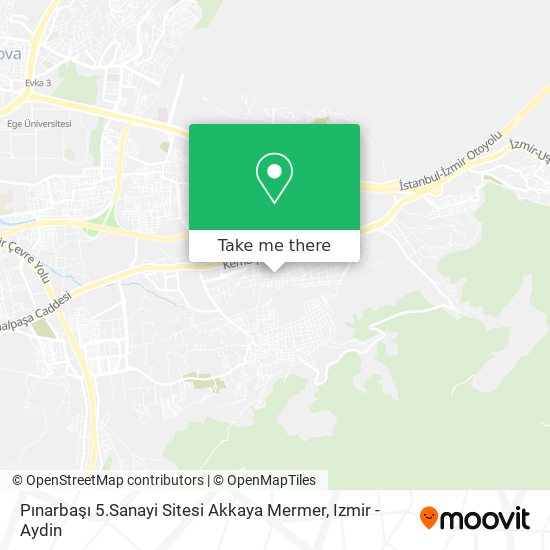 Pınarbaşı 5.Sanayi Sitesi Akkaya Mermer map