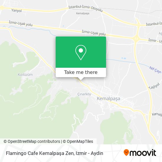 Flamingo Cafe Kemalpaşa Zen map