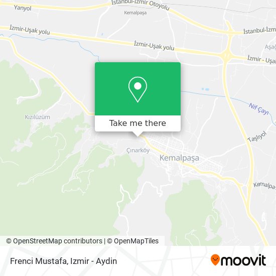 Frenci Mustafa map