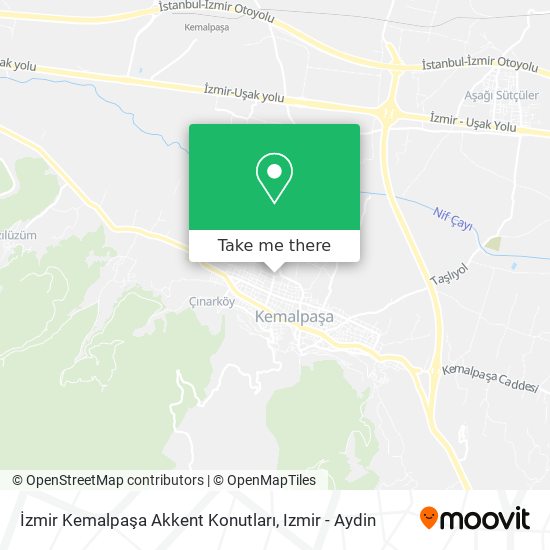 İzmir Kemalpaşa Akkent Konutları map