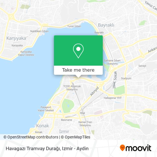 Havagazı Tramvay Durağı map