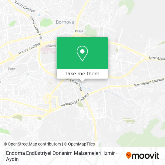 Endoma Endüstriyel Donanim Malzemeleri map