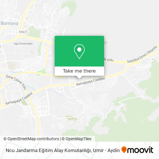 Ncu Jandarma Eğitim Alay Komutanlığı map