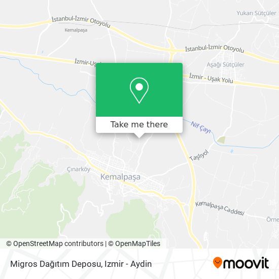 Migros Dağıtım Deposu map