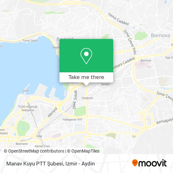 Manav Kuyu PTT Şubesi map