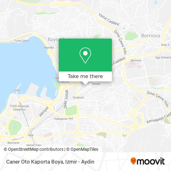 Caner Oto Kaporta Boya map