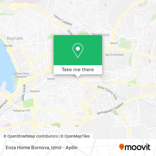 Enza Home Bornova map