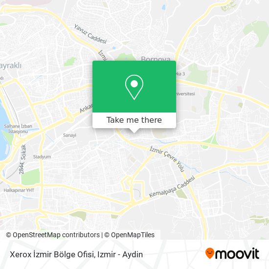 Xerox İzmir Bölge Ofisi map