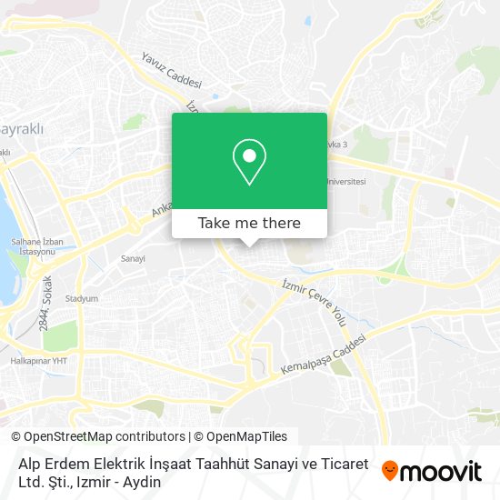 Alp Erdem Elektrik İnşaat Taahhüt Sanayi ve Ticaret Ltd. Şti. map
