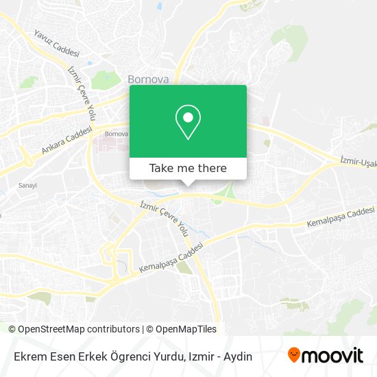 Ekrem Esen Erkek Ögrenci Yurdu map