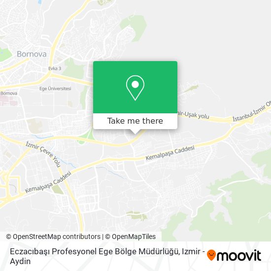 Eczacıbaşı Profesyonel Ege Bölge Müdürlüğü map