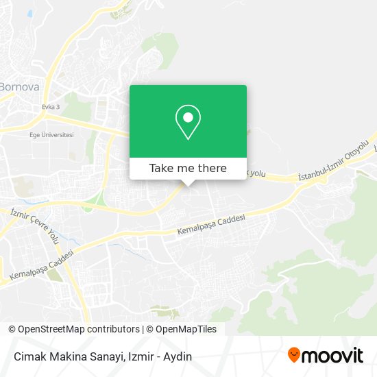 Cimak Makina Sanayi map