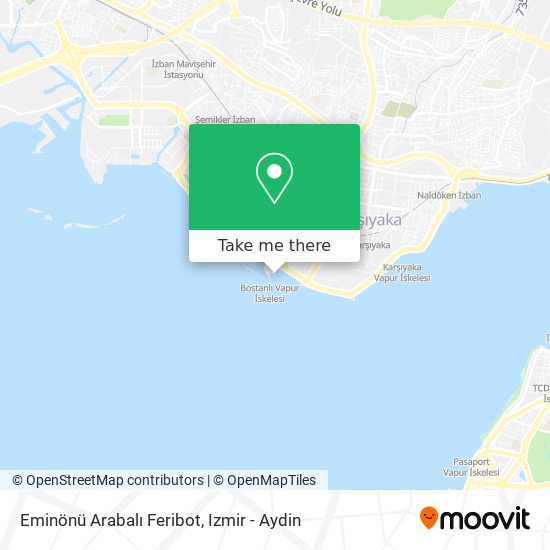 Eminönü Arabalı Feribot map