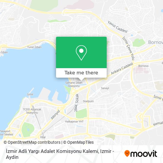 İzmir Adli Yargı Adalet Komisyonu Kalemi map