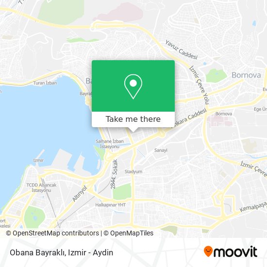 Obana Bayraklı map