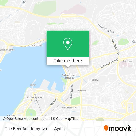 The Beer Academy map