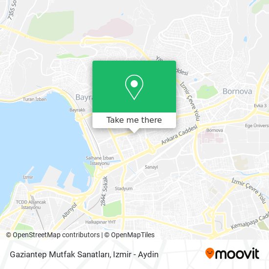 Gaziantep Mutfak Sanatları map