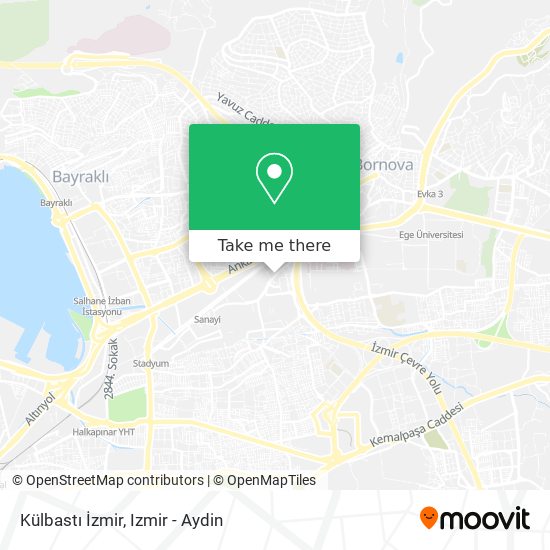 Külbastı İzmir map