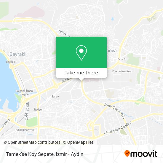 Tamek'se Koy Sepete map