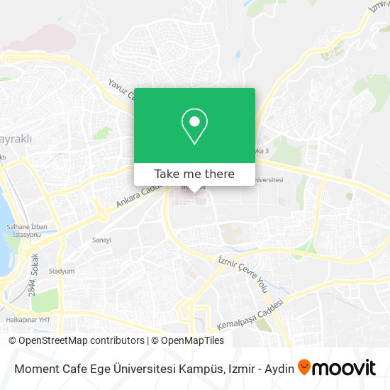 Moment Cafe Ege Üniversitesi Kampüs map