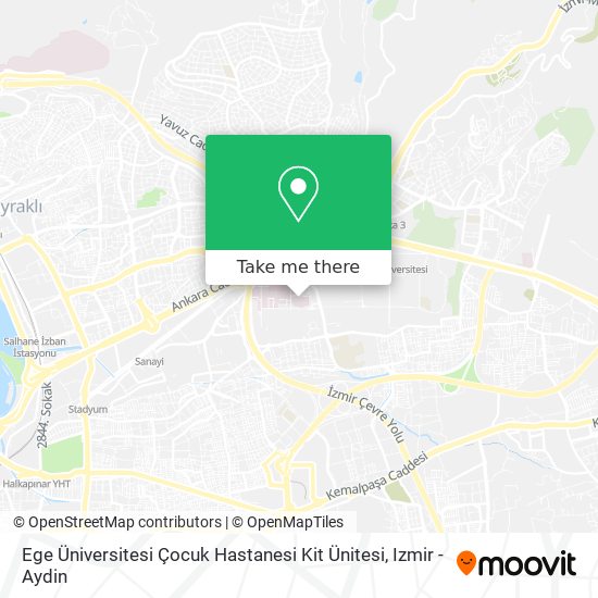 Ege Üniversitesi Çocuk Hastanesi Kit Ünitesi map