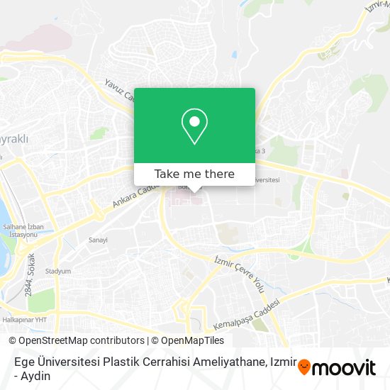 Ege Üniversitesi Plastik Cerrahisi Ameliyathane map