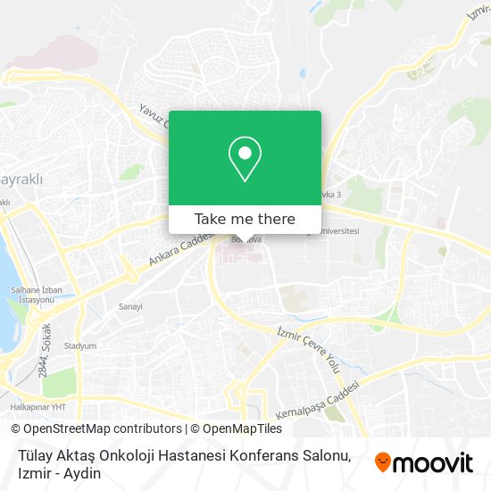 Tülay Aktaş Onkoloji Hastanesi Konferans Salonu map