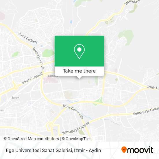Ege Üniversitesi Sanat Galerisi map