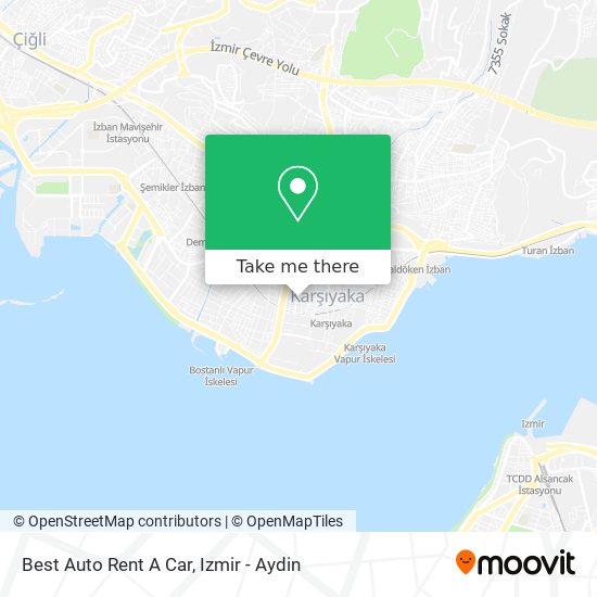 Best Auto Rent A Car map