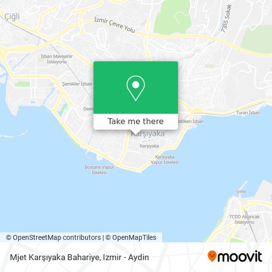 Mjet Karşıyaka Bahariye map