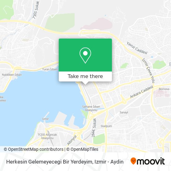 Herkesin Gelemeyecegi Bir Yerdeyim map