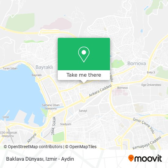 Baklava Dünyası map