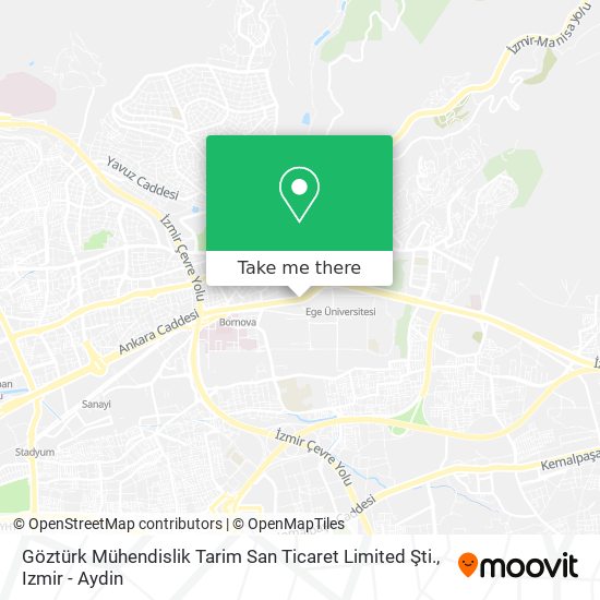 Göztürk Mühendislik Tarim San Ticaret Limited Şti. map