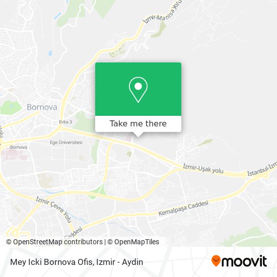 Mey Icki Bornova Ofis map